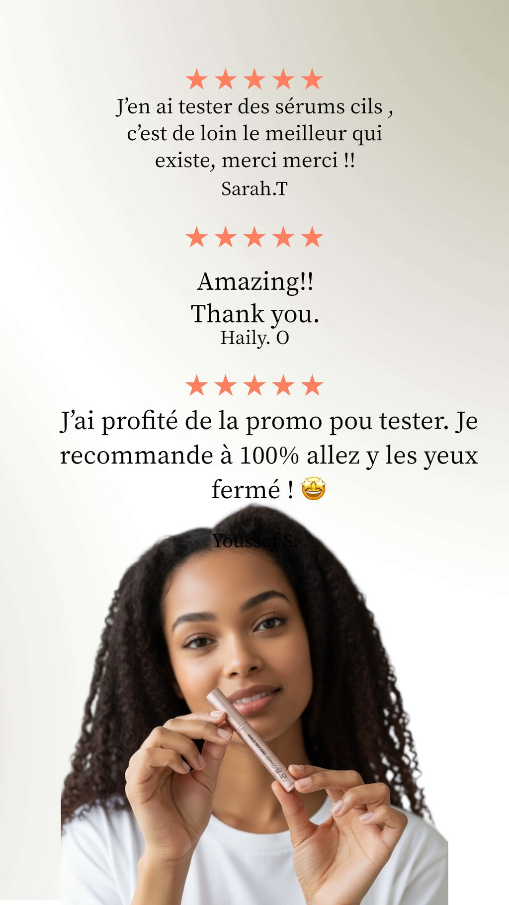 Sérum croissance cils