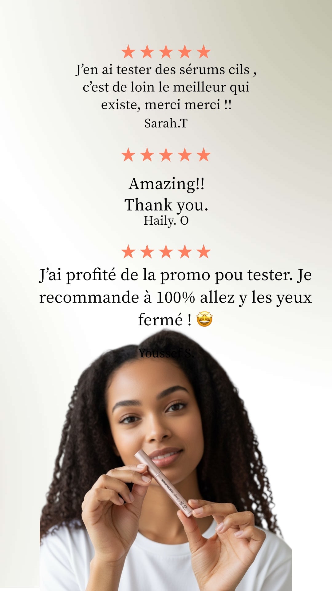 Sérum croissance cils